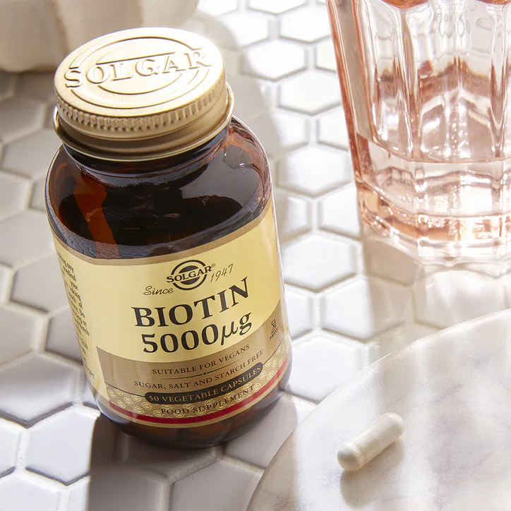 Solgar Biotin 5000µg 50 Vegi Capsules detail 2