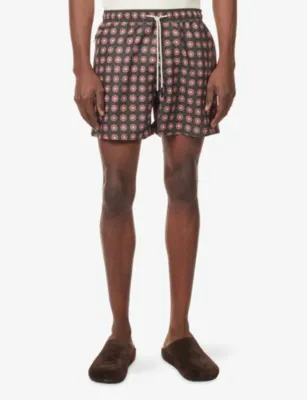 OAS Coffee Lumo Swim Shorts in COFFEE, additional product view 3