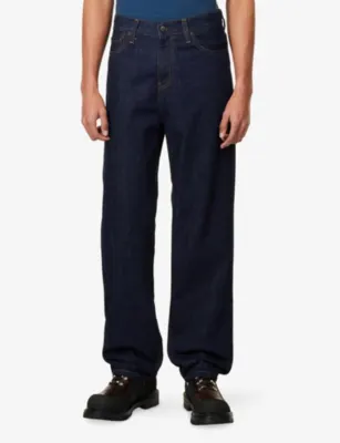CARHARTT WIP Aaron Camano Relaxed-Fit Tapered-Leg Denim detail 3