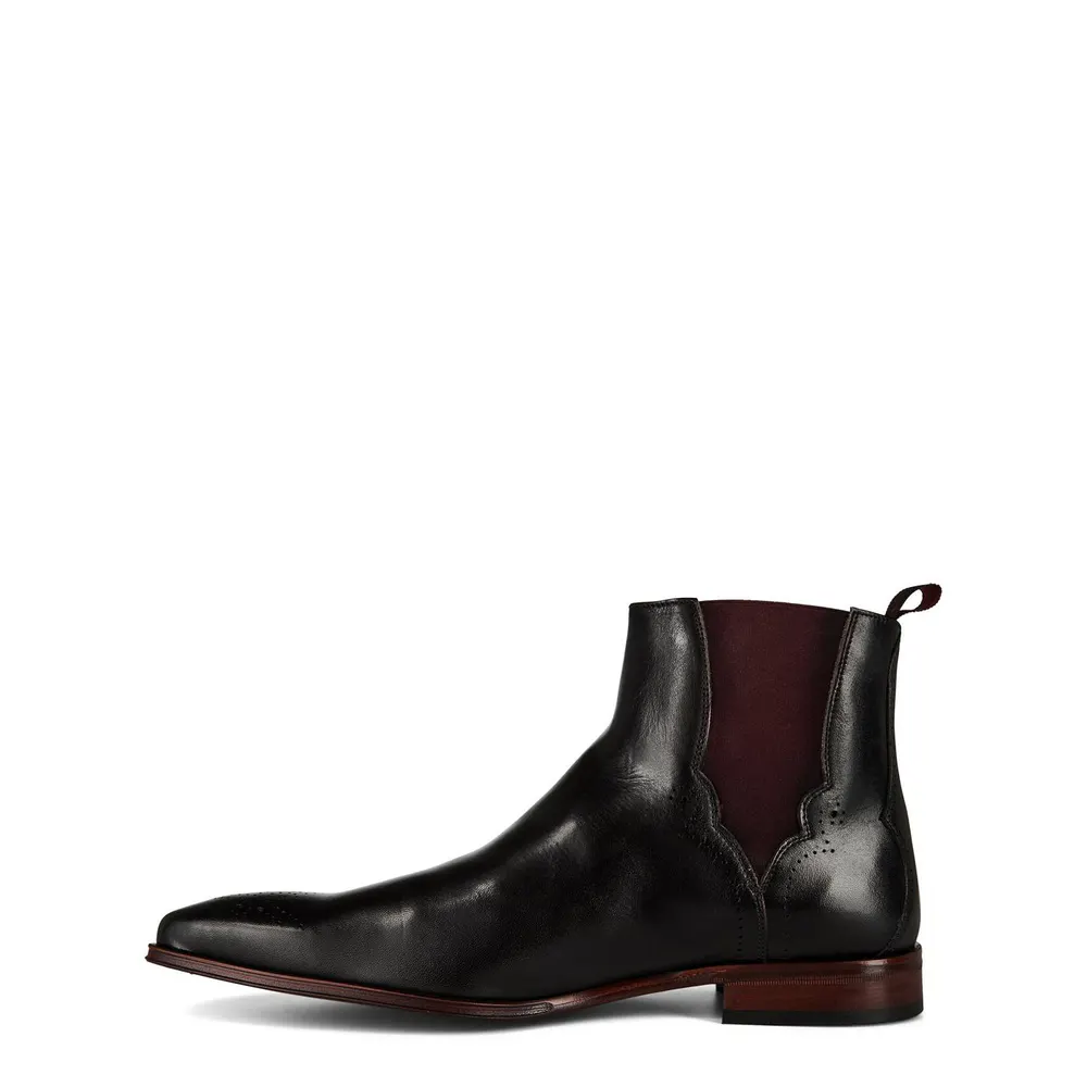 Jeffery West Scarface Navegante Chelsea Boots in Dark Brown, additional product view 2