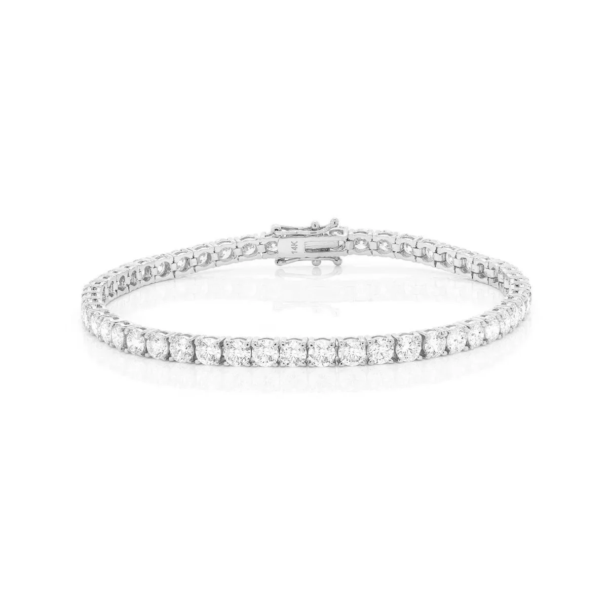 For Him Prong Diamond Tennis Bracelet in 20pt / 10.50ctw / Rose Gold / 7" – Bracelet