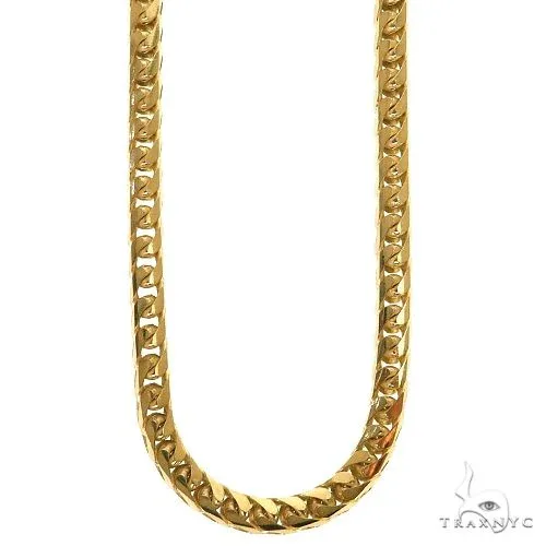 JALGAS - AMERICAS GOLD 18K Yellow Gold Solid Franco Chain 6mm 70013 in 26 Inches – Chain