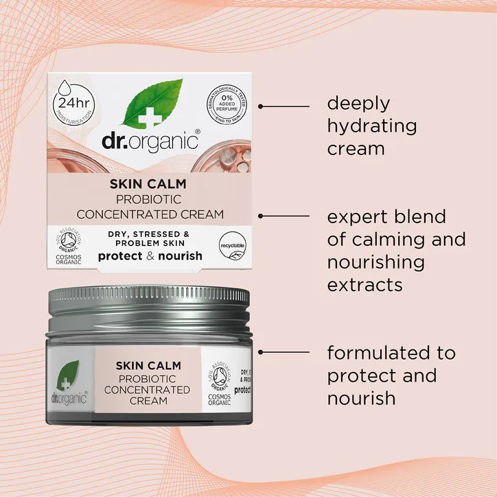 Dr Organic Skin Calm Probiotic Concentrated Cream 50ml detail 3