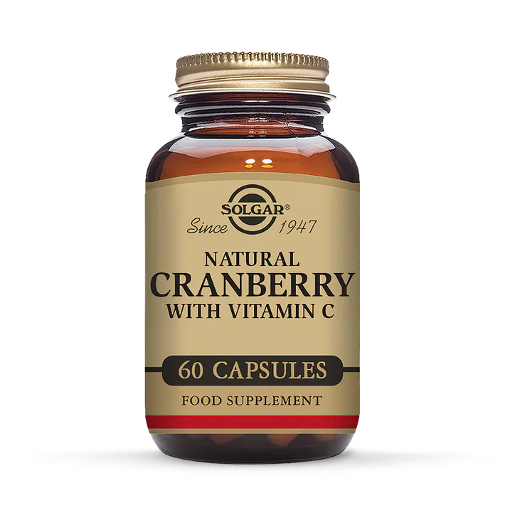Solgar Natural Cranberry with Vitamin C 60 Vegi Capsules detail 2