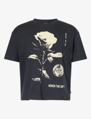 HONOR THE GIFT Rose From Concrete Cotton T-Shirt