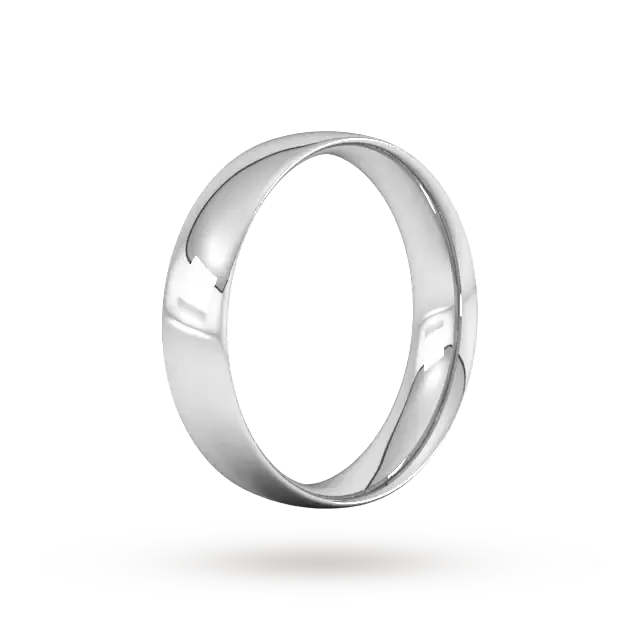 For Him 5mm Traditional Court Standard Wedding Ring In 18 Carat Yellow Gold, additional product view 2