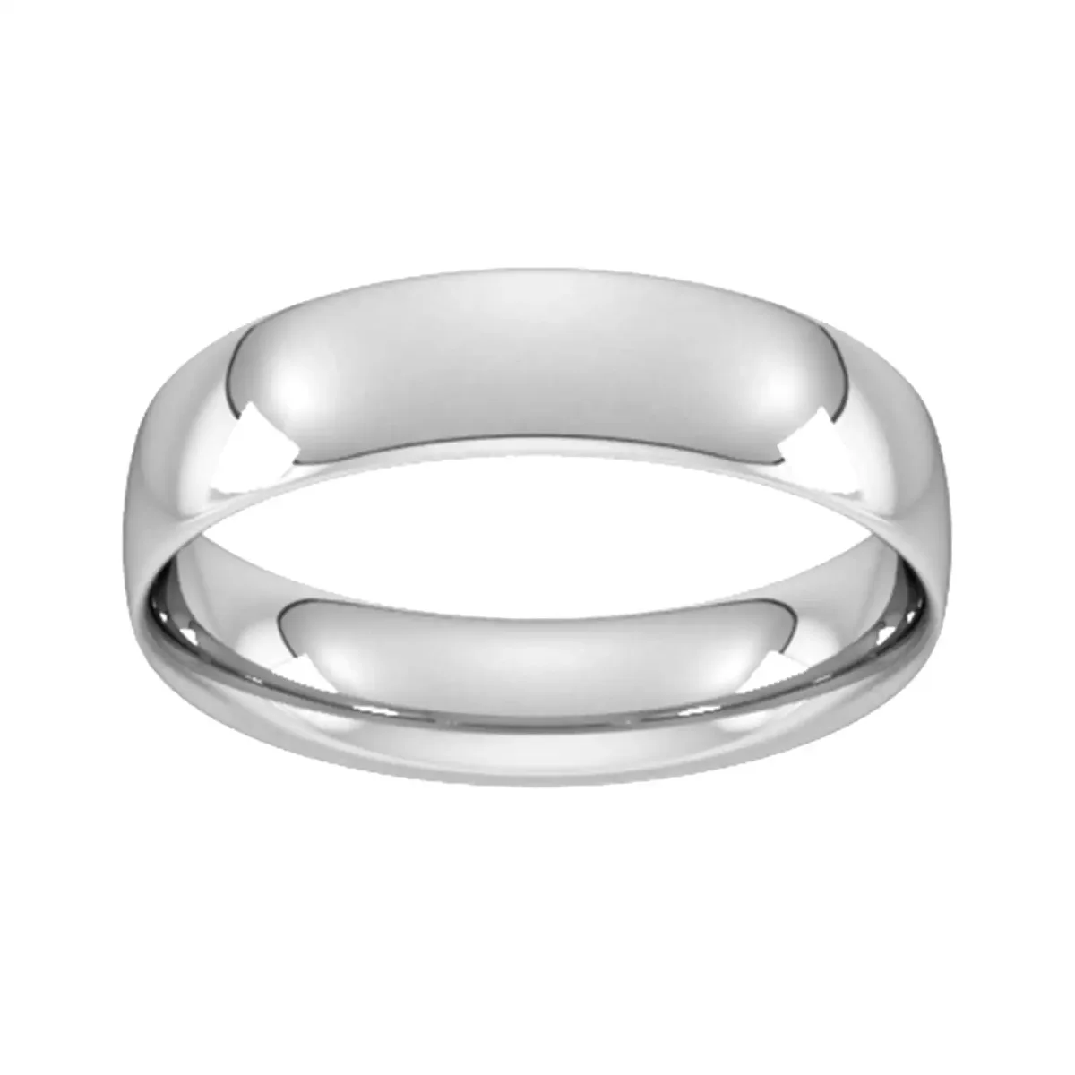 For Him 5mm Traditional Court Standard Wedding Ring In 18 Carat Yellow Gold