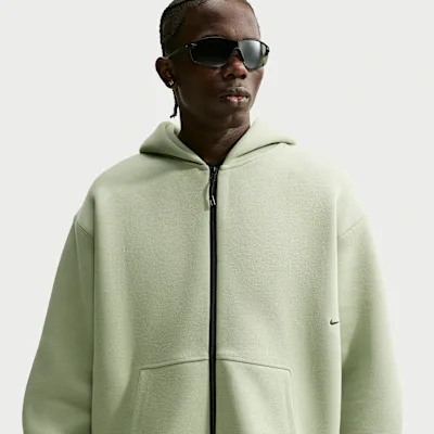Nike Tech Men's Fleece Full-Zip Hoodie - Jade Horizon/Black in Jade Horizon/Black – Nike men's and unisex