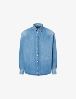 JACQUEMUS La chemise de-Nîmes Simon Denim Shirt - Blue/tabac