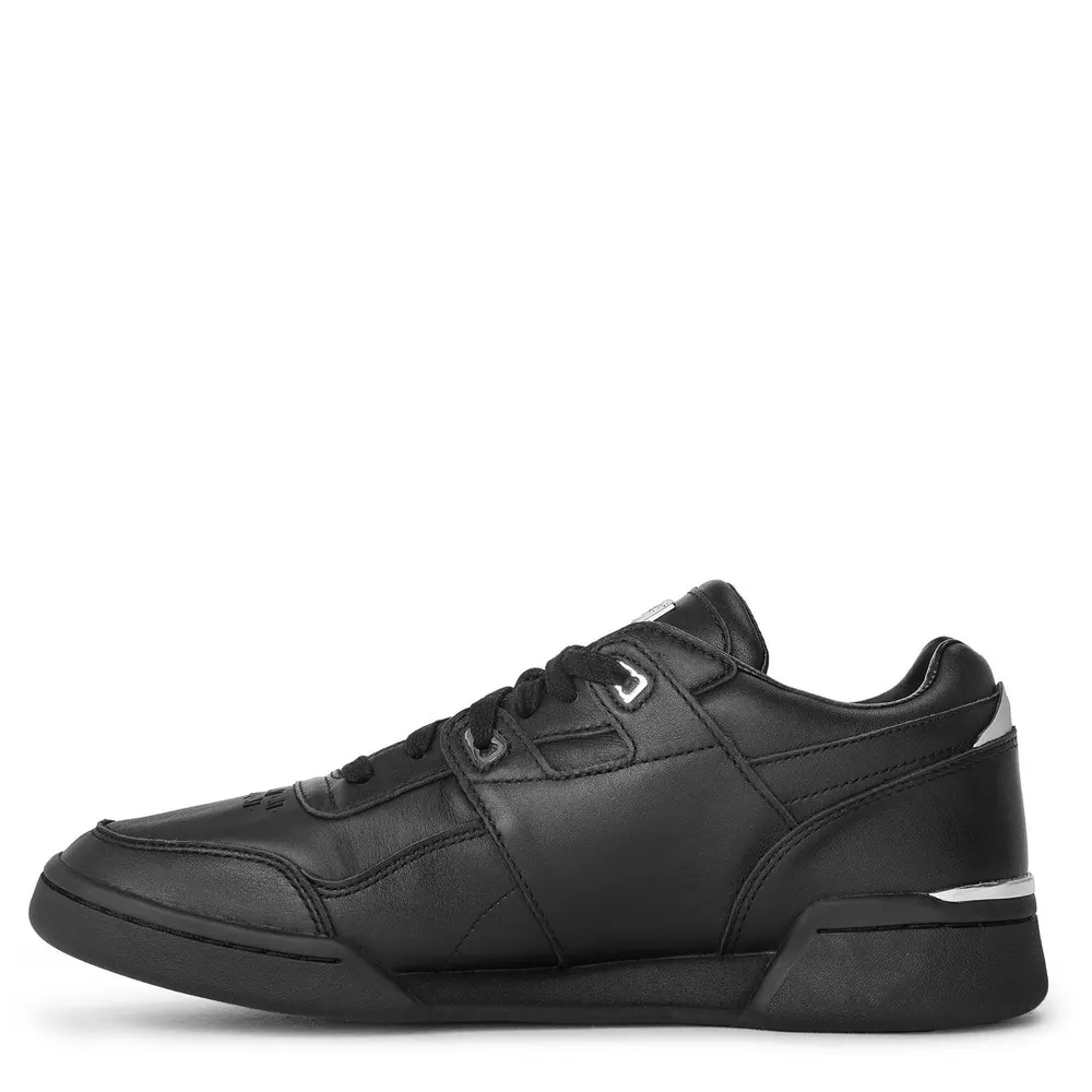 Mallet Unisex Adults Low-Top Trainers in Black, additional product view 2
