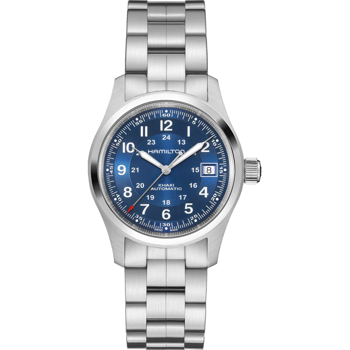 Hamilton Khaki Field Auto 38mm Unisex Watch Blue