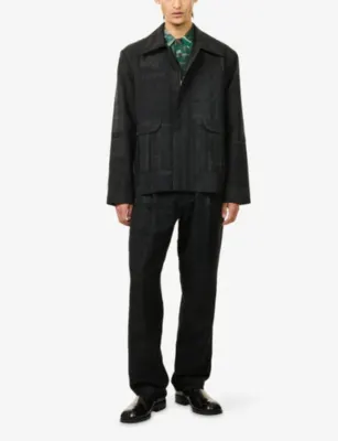 LABRUM LONDON Passport Cotton-Blend Jacket in BLACK, additional product view 2