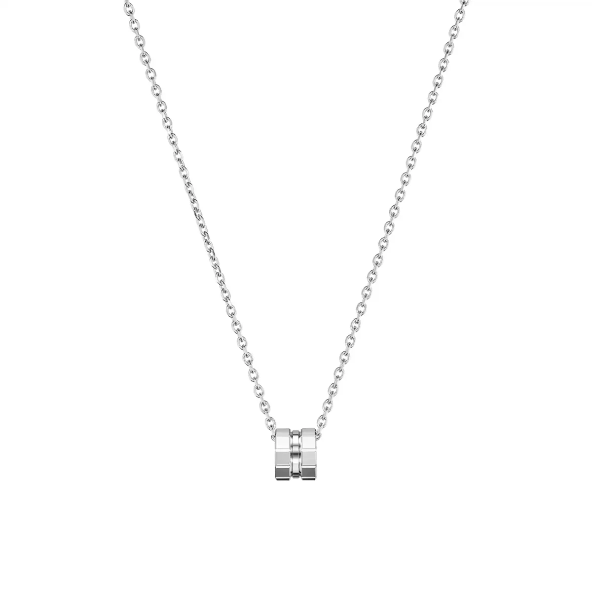 Chopard Ice Cube Pendant Necklace In Ethical 18ct White Gold