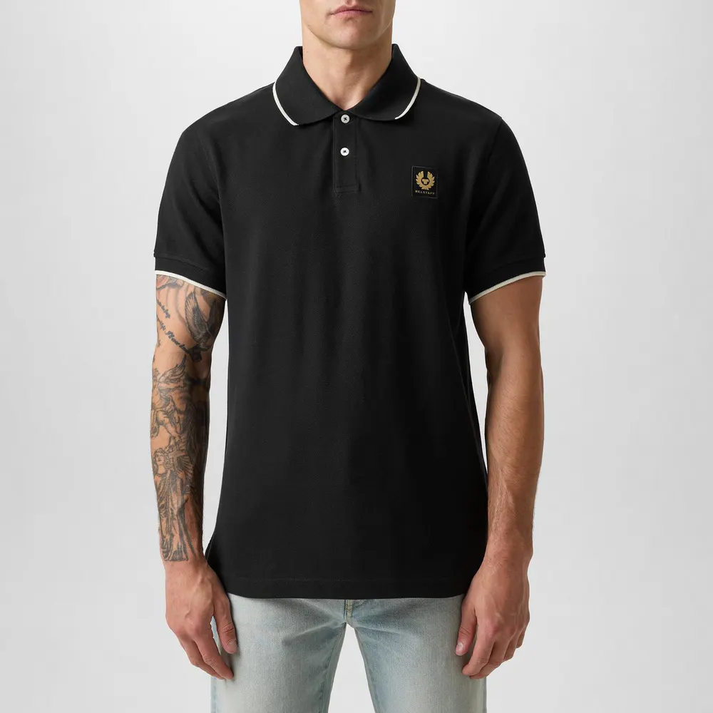 Belstaff Tipped Polo Shirt detail 3
