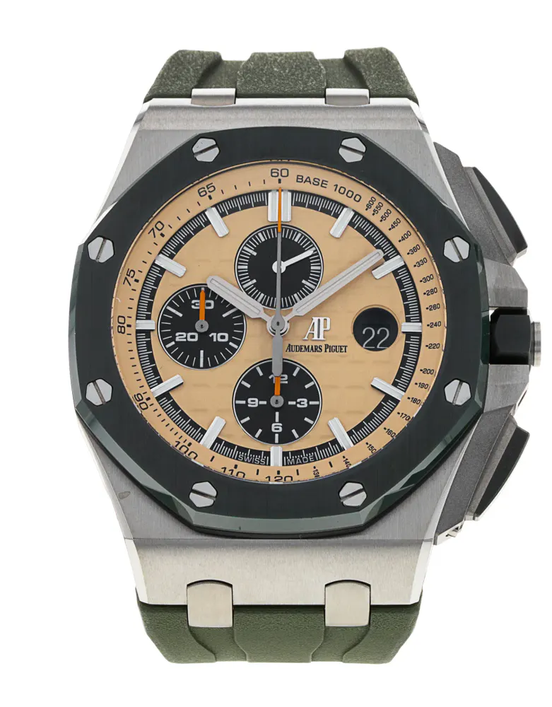 Audemars Piguet Royal Oak Offshore 26400SO.OO.A054CA.01 — 2023 — Very good in Beige Baton – Pre-owned watches