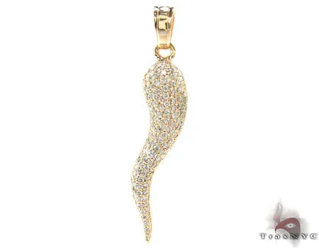 RINA - For Him FACTORY Italian Horn Pendant 22554 in Rose Gold – Bracelet
