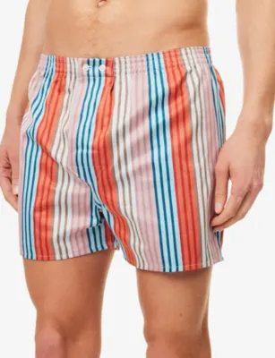 DEREK ROSE Wellington Classic-Fit Cotton Boxer Shorts detail 3