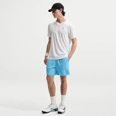 Nike NikeCourt Advantage Men's Dri-FIT 15cm (approx.) Tennis Shorts - Baltic Blue/Black