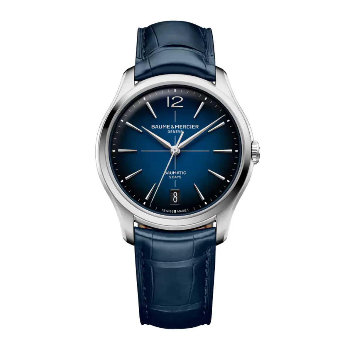 Baume & Mercier Clifton 39mm Mens Watch Blue