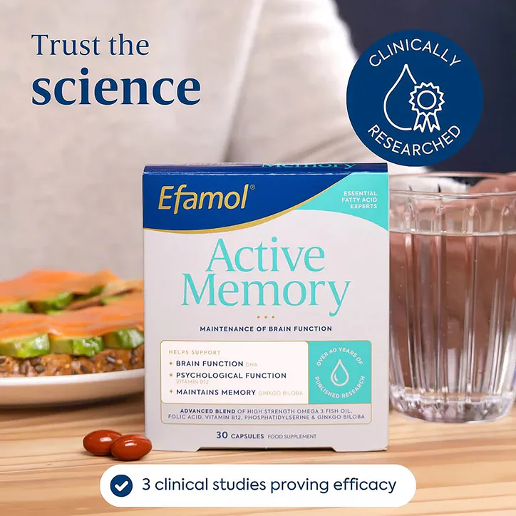 Efamol Active Memory - 30 Capsules, additional product view 2