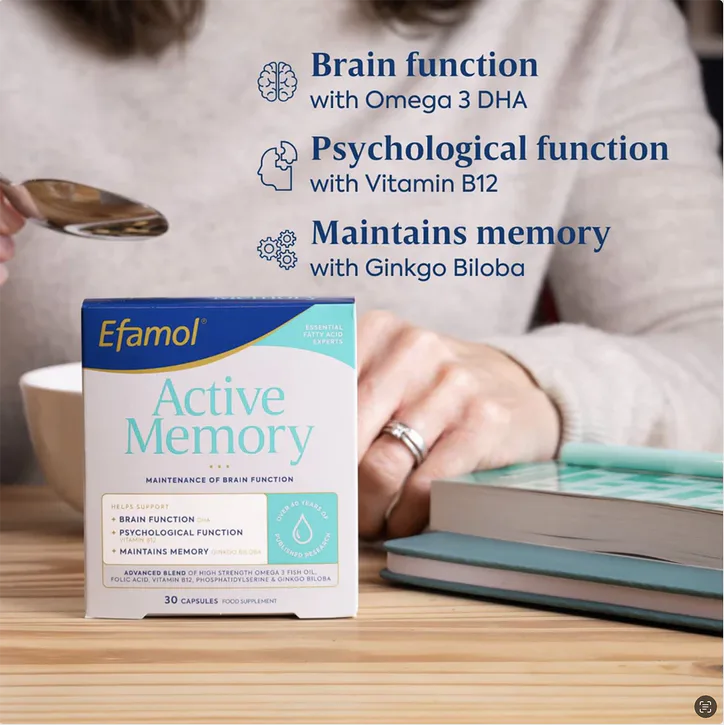 Efamol Active Memory - 30 Capsules, additional product view 3