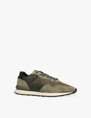 HOFF City Suede and Shell Trainers - EUR 42 / 8 UK MEN in GREEN, additional product view 3
