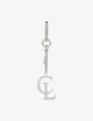 CHRISTIAN LOUBOUTIN CL Silver-Toned Metal Keyring
