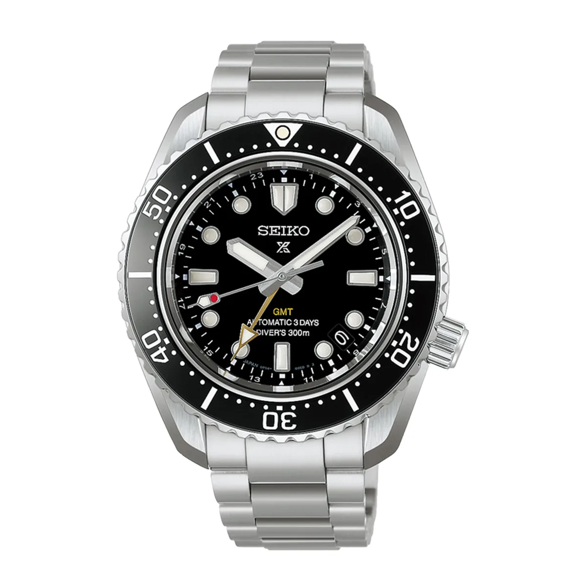 Seiko Prospex Diver’s 1968 300M Heritage GMT 42mm Mens Watch Black