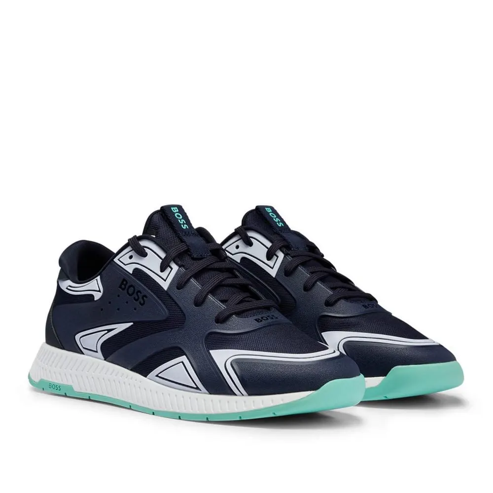 Boss Boss Titanium Runn Thm 10249931 01 Low-Top Trainers Mens detail 2