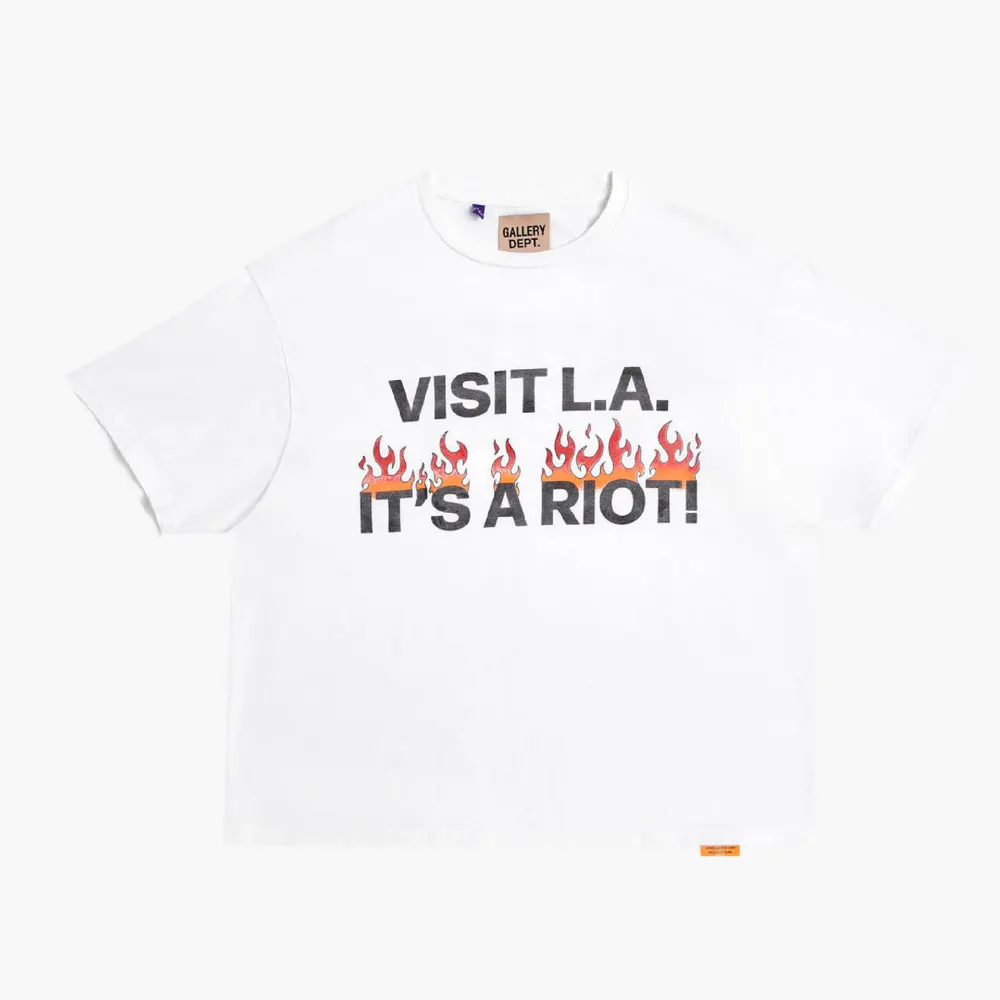 Gallery Dept Gallery LA Riot T Sn99 in White – Clothing