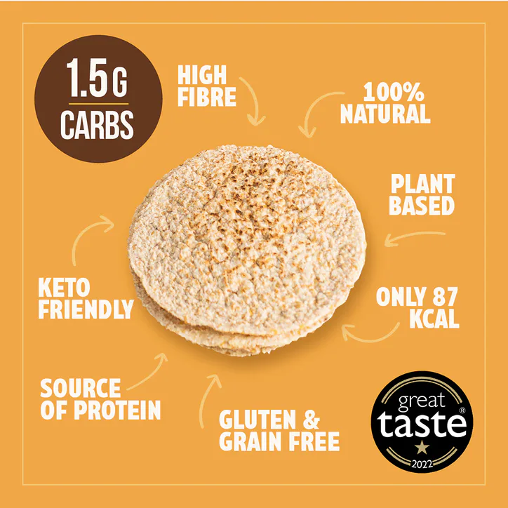 Go Low Baking Go Low Easy Wrap Mix - Low sugar & Keto, Gluten free 166g, additional product view 2