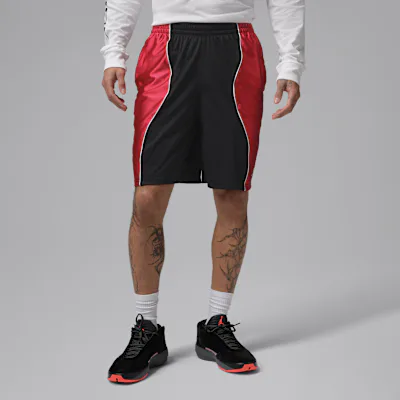 Jordan Sport Men's Dri-FIT 23cm (approx.) Y2K Shorts - Black/White/Gym Red
