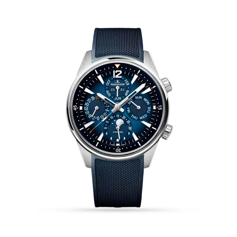 Jaeger-LeCoultre Polaris Perpetual Calendar 42mm Mens Watch in Blue, additional product view 2
