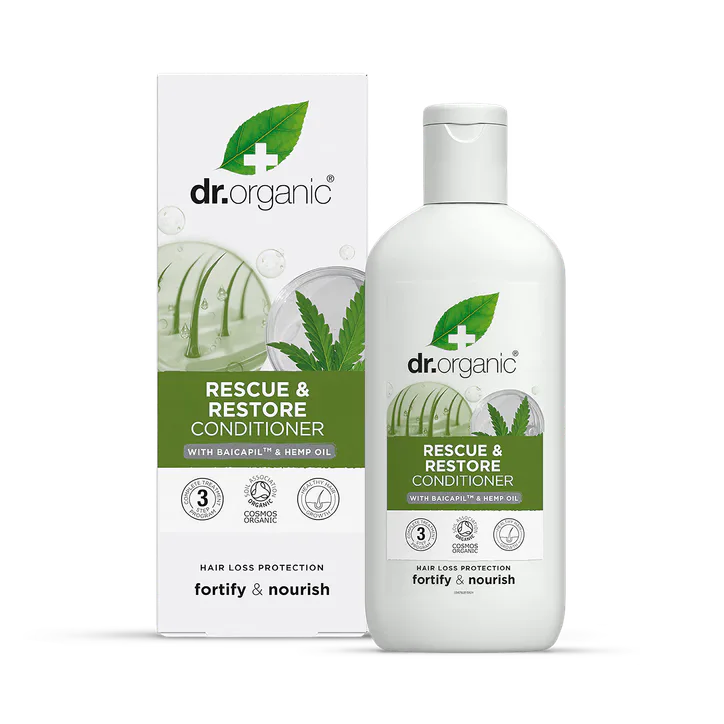 Dr Organic Hemp Oil Rescue & Restore Conditioner 265ml