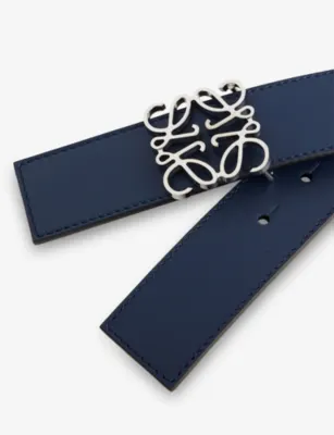 LOEWE Anagram Reversible Leather Belt - 34 detail 2