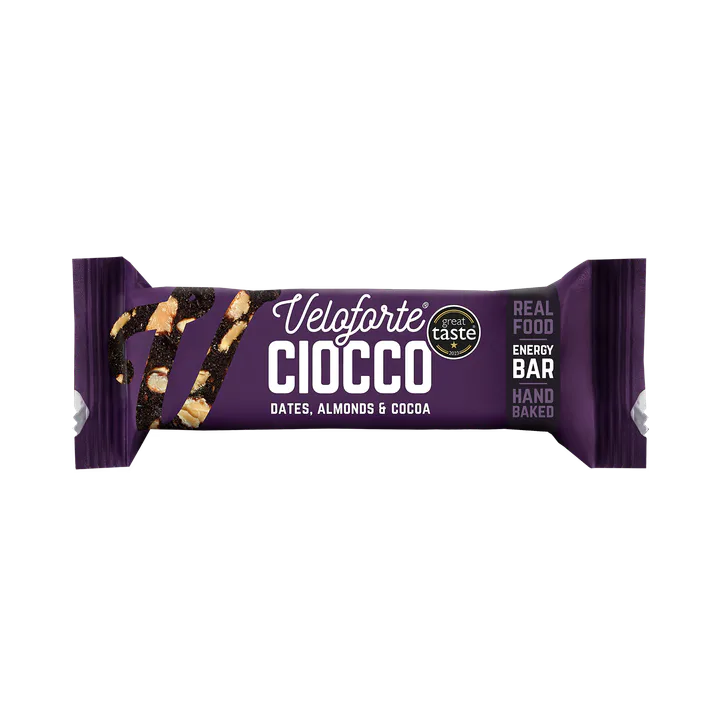 Veloforte Ciocco Dates, Almonds & Cocoa Bar 55g