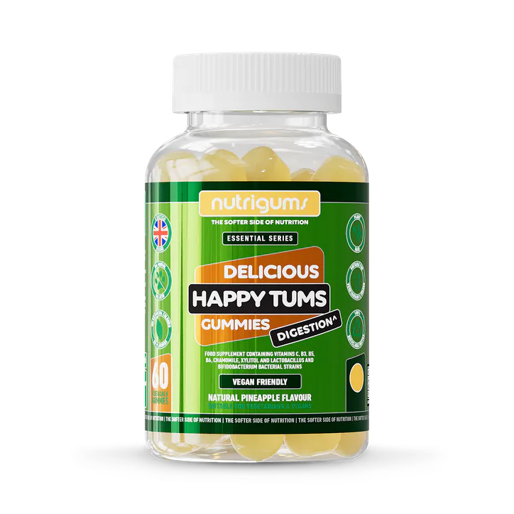 Nutrigums HPPY TMS DGSTN 60 GM - NUTRIGUMS HAPPY TUMS DIGESTION 60 GUMMIES – Vitamins & Supplements > Supplements > Digestive Enzymes