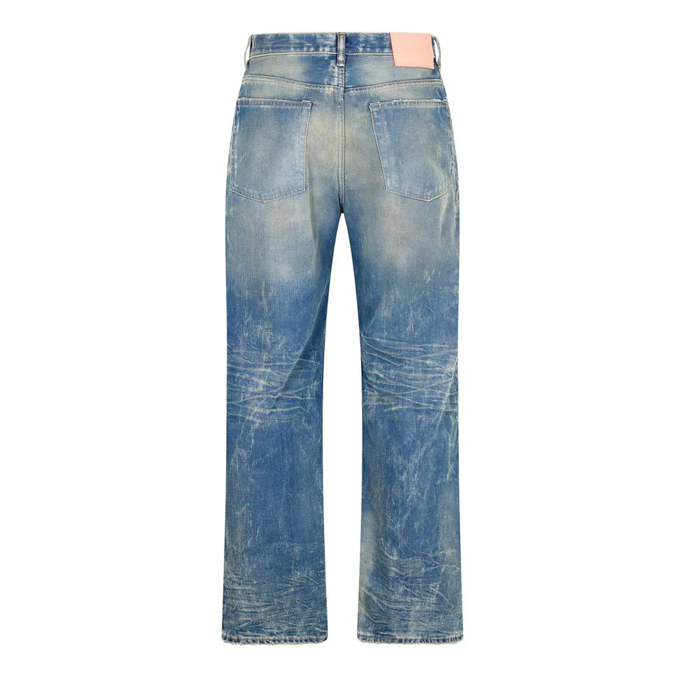 Acne Studios Men's Goldmine Wide Leg Jeans detail 2
