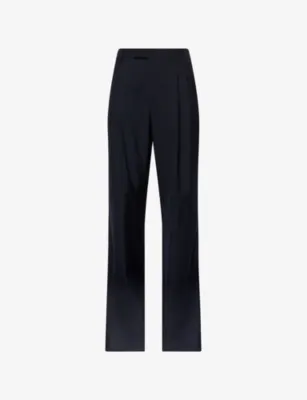 VALENTINO GARAVANI Formal Straight-Leg Wool Trousers