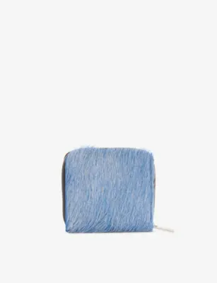 RICK OWENS Zipped Leather Hair Wallet detail 3