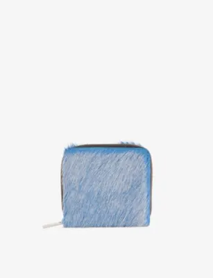 RICK OWENS Zipped Leather Hair Wallet