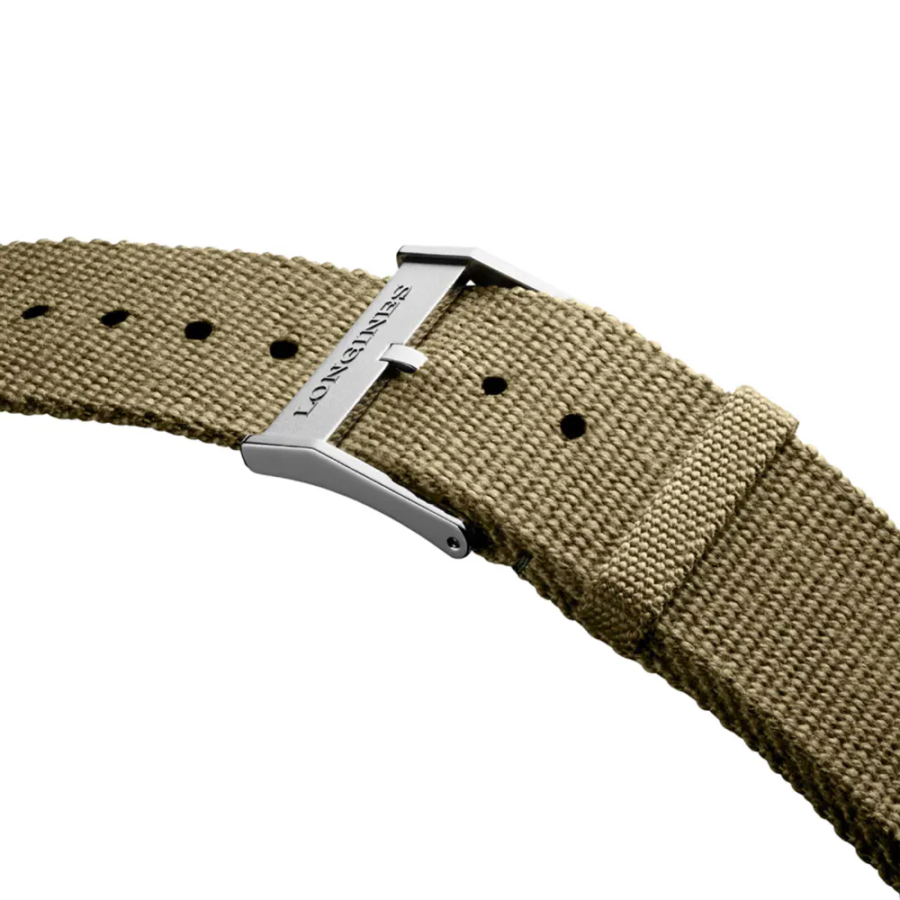 Longines Majetek Black and Khaki Automatic 43mm Mens Watch in Black, additional product view 2