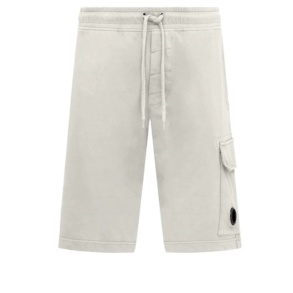 CP Company Men's Micro Lens Fleece Jogger Shorts