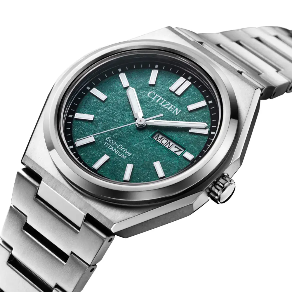 Citizen Zenshin Super Titanium 39mm Mens Watch in Green, additional product view 3