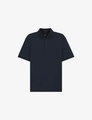 BOSS Parlay Short-Sleeved Cotton Polo Shirt
