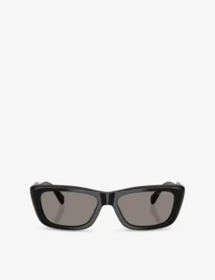 MIU MIU MU B12S Rectangular-Frame Acetate Sunglasses