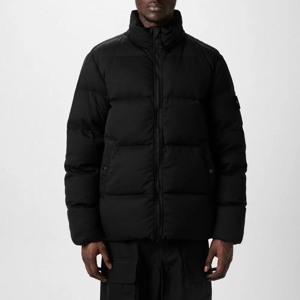 Stone Island Ghost Men's Ghost Down Long Sleeve Short Puffer Jacket