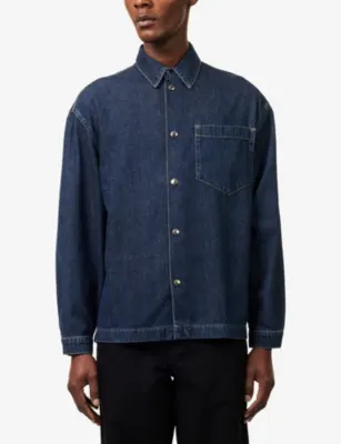 7 FOR ALL MANKIND Regular-Fit Denim Overshirt detail 3