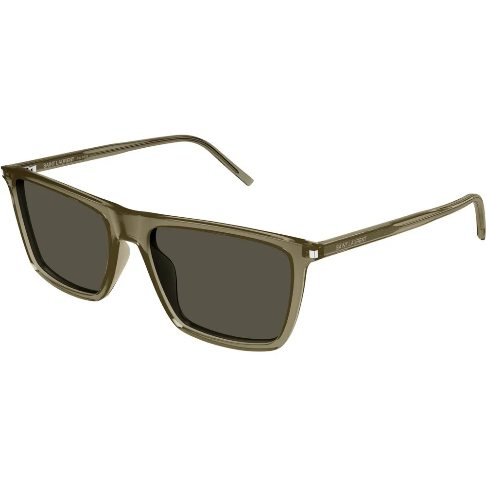 Saint Laurent Mens UV Protection Bold Frame Wayfarer Sunglasses