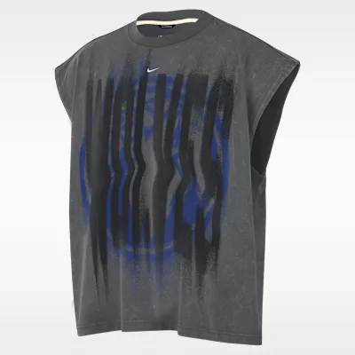 Nike Minnesota Timberwolves Standard Issue Men's Nike Sleeveless Basketball Top - Iron Grey/White